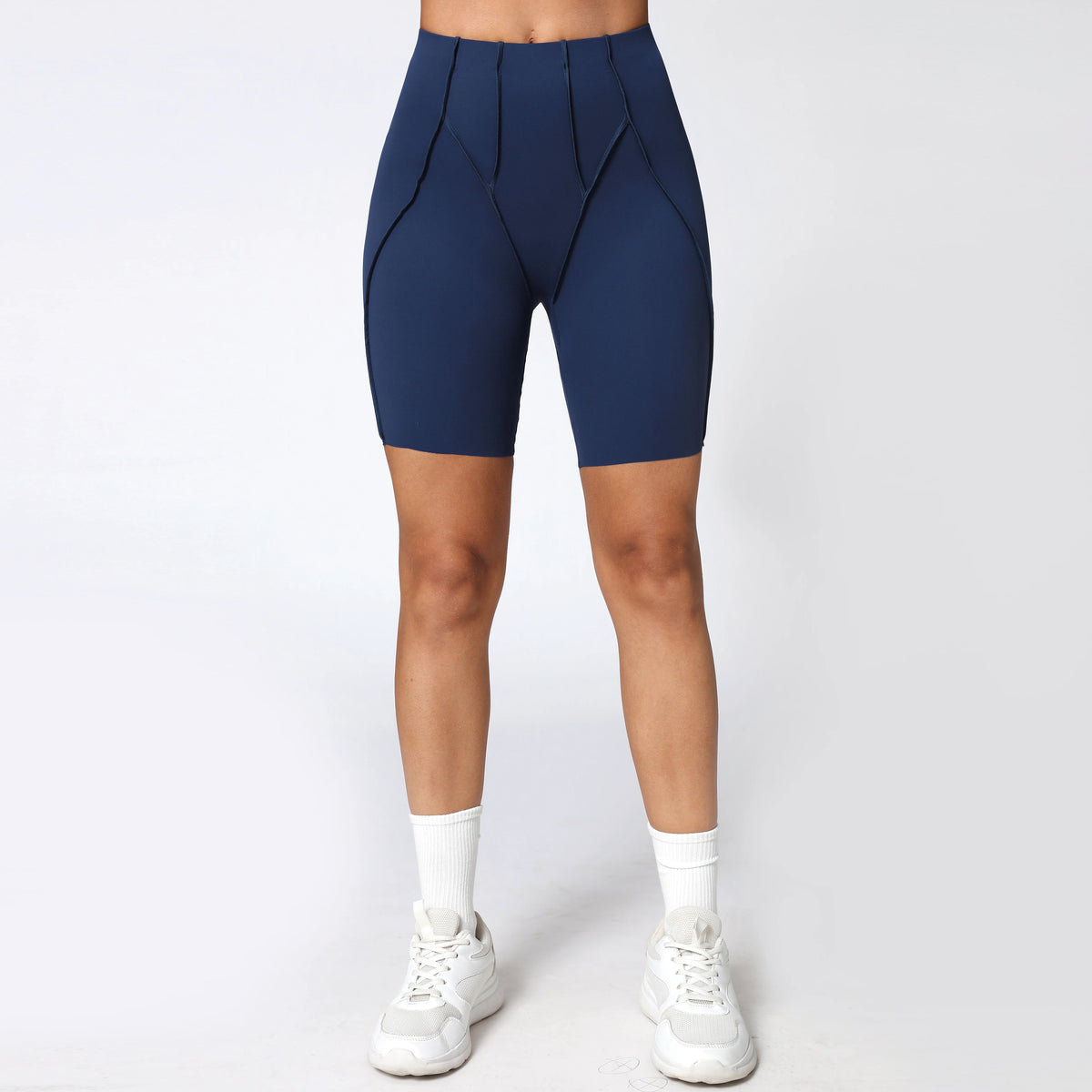 Yoga Shorts Women Fitness Shorts V-shaped Waist Running Cycling Shorts Breathable Sports Leggings Workout Gym Shorts