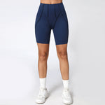 Yoga Shorts Women Fitness Shorts V-shaped Waist Running Cycling Shorts Breathable Sports Leggings Workout Gym Shorts