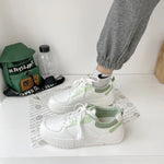 2022 Fashion Spring New Designer Hot Sale White Shoes Female Platform Sneakers Women Tenis Feminino Casual Female Shoes Woman