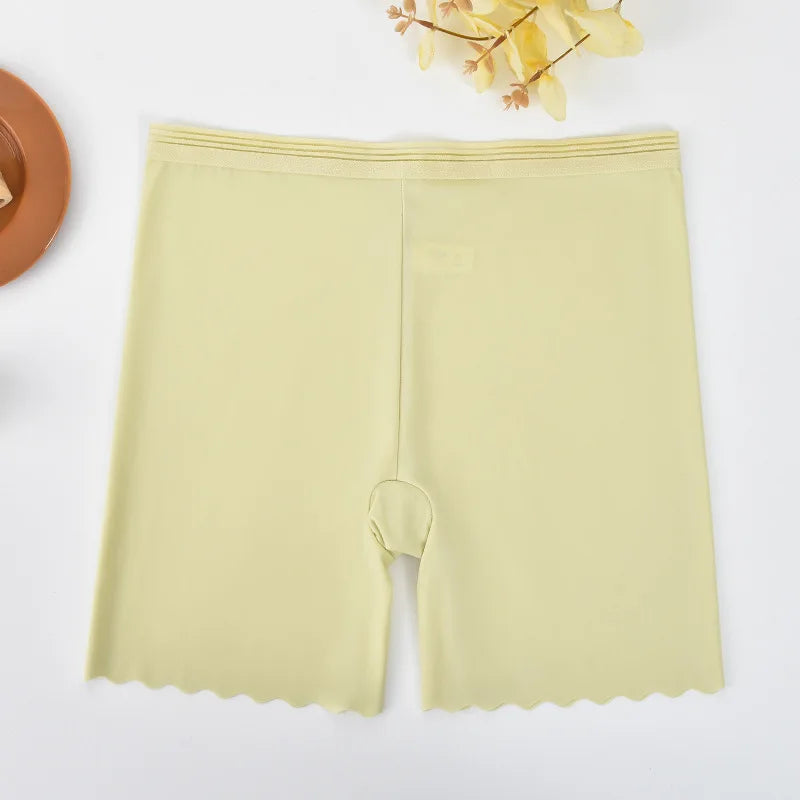 Ice Silk Safety Short Pants High Waist Shorts Panties For Women Tummy Control Hip Lift Underwear Boyshorts Boxer