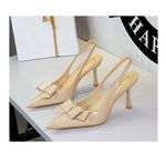 Luxury Designer Burgundy Suede Ankle Strap Pumps Sexy Pointed Toe Ankle Buckle Elegant Heels Fashion Wedding Party Shoes Shoes