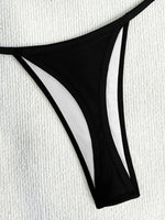 Sexy Coffee Polka Dot Print Bikini Set 2026 Women Pleate Push Up Bra Hollow Out Thong Swimsuit Summer Pool Bathing Suit Swimwear