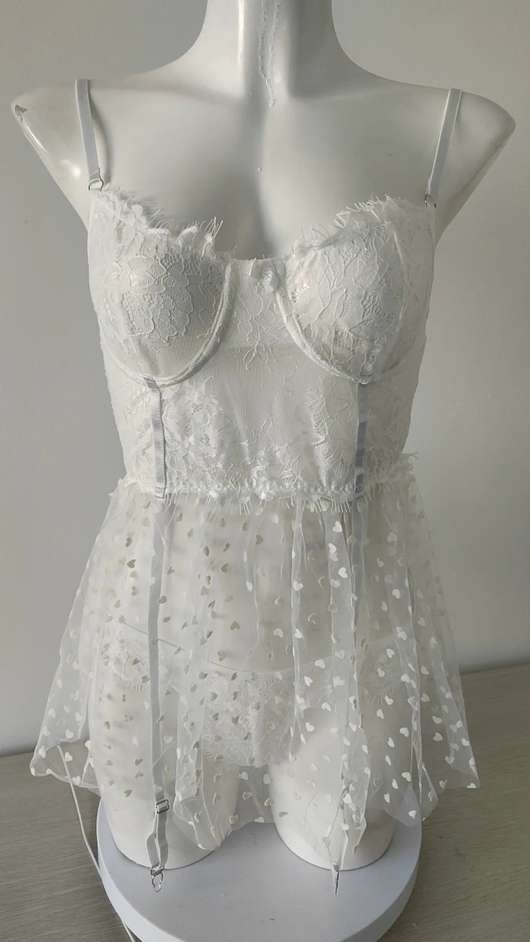Sexy Women's Lace Trimmed Mesh Splicing Strap Transparent Backless Deep V Sleeveless Solid Color Dress Elegant Charming O4MC