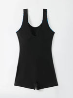 2026 Large Plus Size Swimsuit Women One Piece Slim Sporty Swimwear Female Print Bathers Bathing Swimming Swim Suit Beachwear 4XL