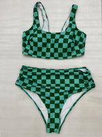 2026 Large Plus Big Size Swimsuit Women Sporty Bikinis High Waist Printed Swimwear Female Bathers Bathing Swimming Swim Suit 5XL