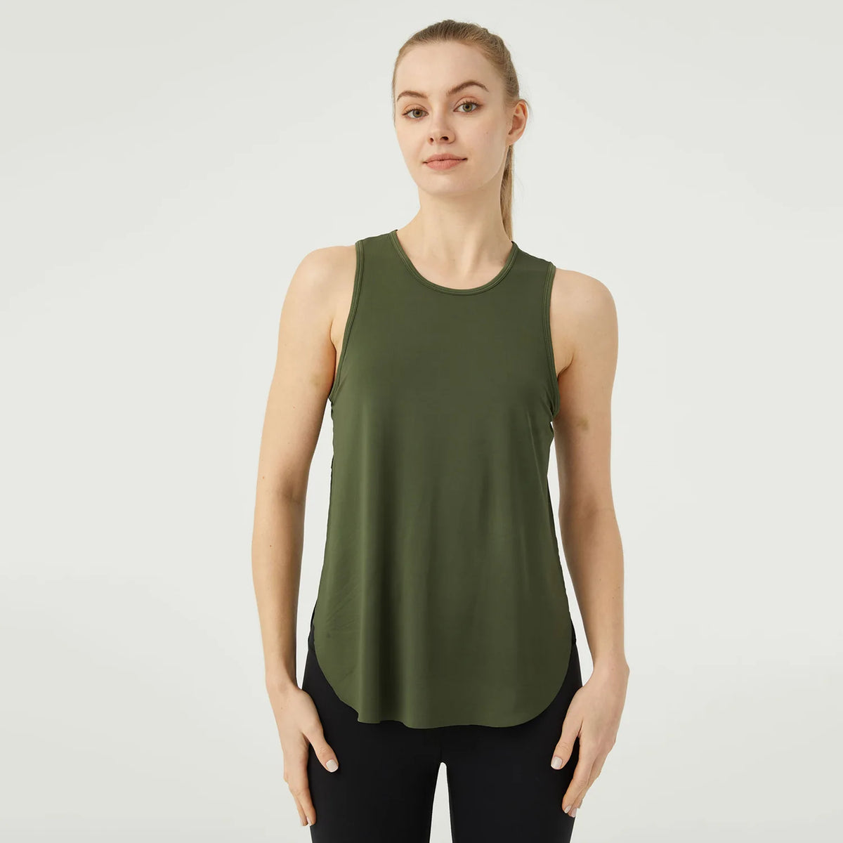 Women's Sleeveless Sports Top Quick Dry Running Fitness Yoga Vest Loose Fit Breathable Pilates Gym Cover Up Shirt
