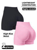 Seamless Hip Hugging Fitness Shorts, Internet Famous Sports Three Part Pants, High Waisted and High Stretch Peach Hip Pants for
