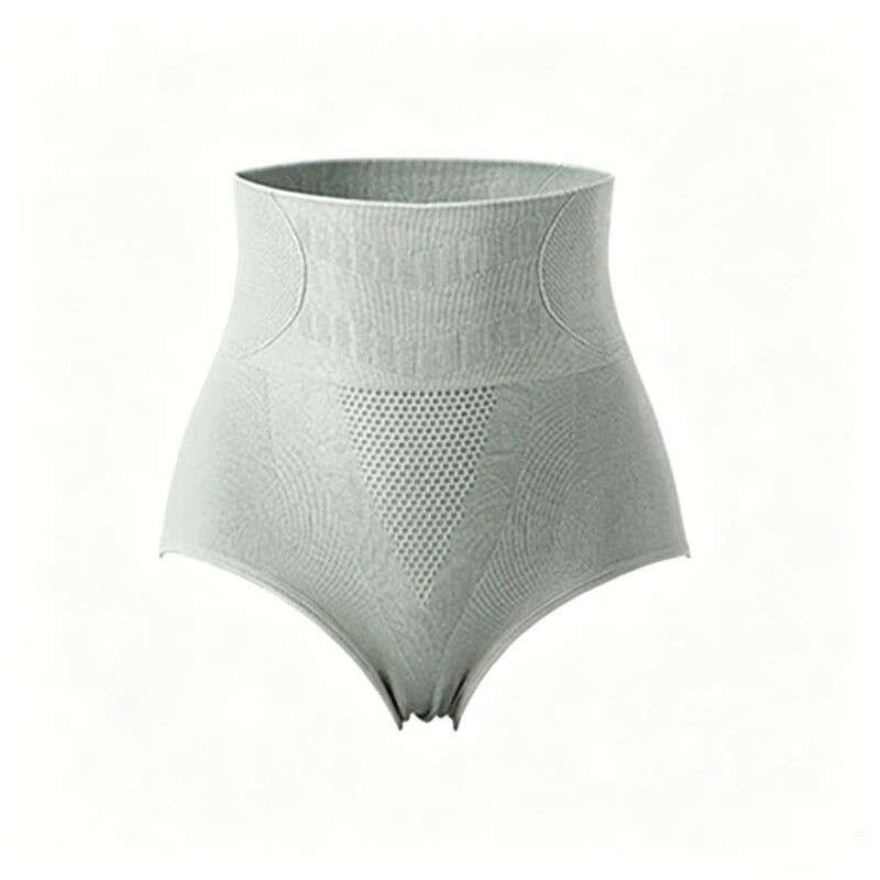 High-Waisted Seamless Shaping Panties for Women Breathable Honeycomb Mesh Tummy Trimmer Hip Lifter Control Briefs