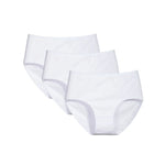 3Pcs/Set Cotton Panties Women Sexy Lingerie Plus Size Women's High Waist Briefs Solid Color Panty Breathable Underpants XS-2XL