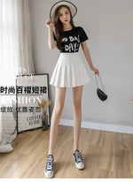 Mini Skirts Womens 2024 Summer Japanese School Pleated Skirts High Waist Kawaii Cute Pink Plaid Skirt Uniform Harajuku Jupe