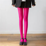 Trendix New Red Stockings Women Bodycon Super Elastic See Through Lace Pantyhose Autumn Sexy Slim Elegant Burgundy Tights Winter