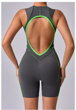 Yoga Jumpsuit Summer Short Sleeveless Sports Wear Gym Fitness Sports Bodysuit Women Dance Running Workout Clothes Yoga Jumpsuit
