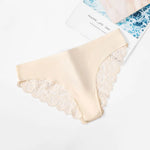 GICZI Women's Sexy Lace Briefs Panties Temptation Perspective Underwear Soft Elastic Panties for Woman Lingerie Intimates S-L