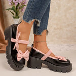Women's Lolita Style Platform Mary Janes, Winter Autumn Comfortable Versatile Shoes for Tea Party