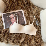 Seamless Tube Top Underwear Small Chest Bras Women's Upper Support Bra Beautiful Back No Steel Ring Female Sexy Lingerie