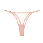 Sexy Girls G String Lace Panties Women Briefs Hollow Out Transparent Thong Thin Underwear Female Low Waist Lingerie Size S-XL