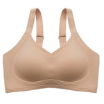Women's Wire-free Seamless Bra Solid Color Full Cup Thin Molding Underwear Seamless Push-up Comfortable Underwear