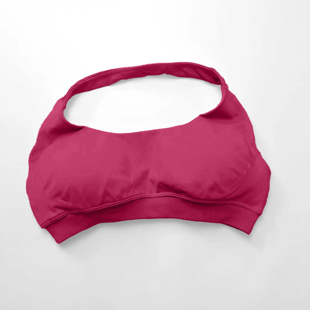 NCLAGEN Women Seamless Halter Sports Bra High Support Push-up Open Back activewear Gym Tank Top Fitness Yoga Workout Brassiere