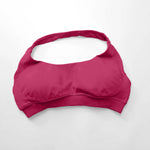 NCLAGEN Women Seamless Halter Sports Bra High Support Push-up Open Back activewear Gym Tank Top Fitness Yoga Workout Brassiere