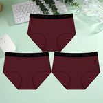 Finetoo 3Pcs/Set Women's Seamless Cotton Briefs Women Plus SizePanties Breathable Underwear Female Low Waist Soft Lingerie S-XXL