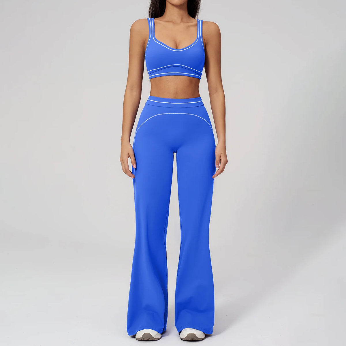 Yoga Suit 2PCS Women Tracksuits Sports Outfits Gym Clothes Running Sports Bra Suits Female Workout Yoga Clothes Athletic Wear