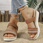 Women's Sandals Women Heels Sandals Summer 2026 Shoes Woman Wedges Chaussures Femme Block Heeled Slippers Summer Footwear Female