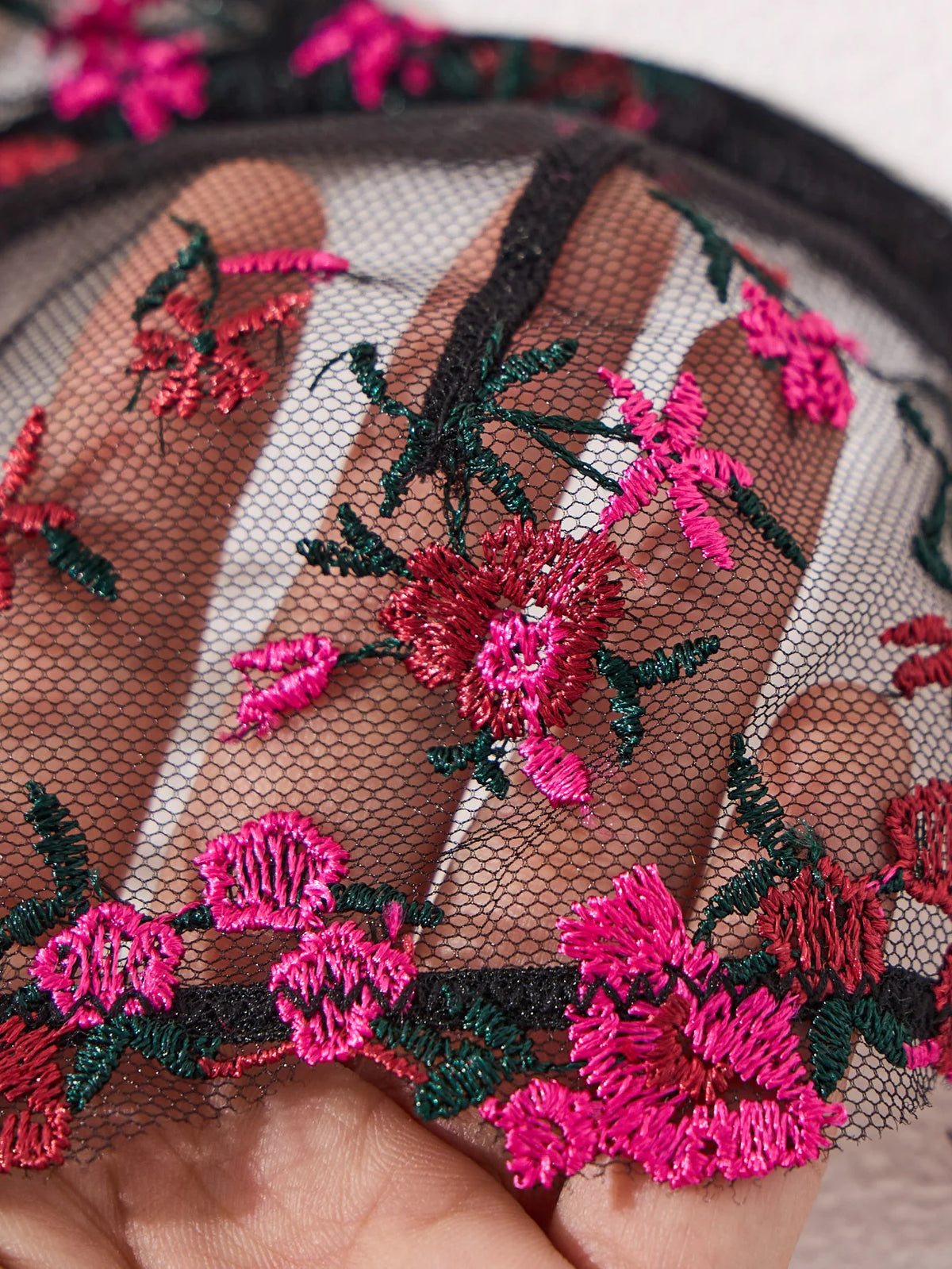Sexy Sheer Lingerie Set Embroidery Transperant Pornostar Lenceria Sensual Mujer Seducive Conjunto Ropa Interior Set Intimo Lace