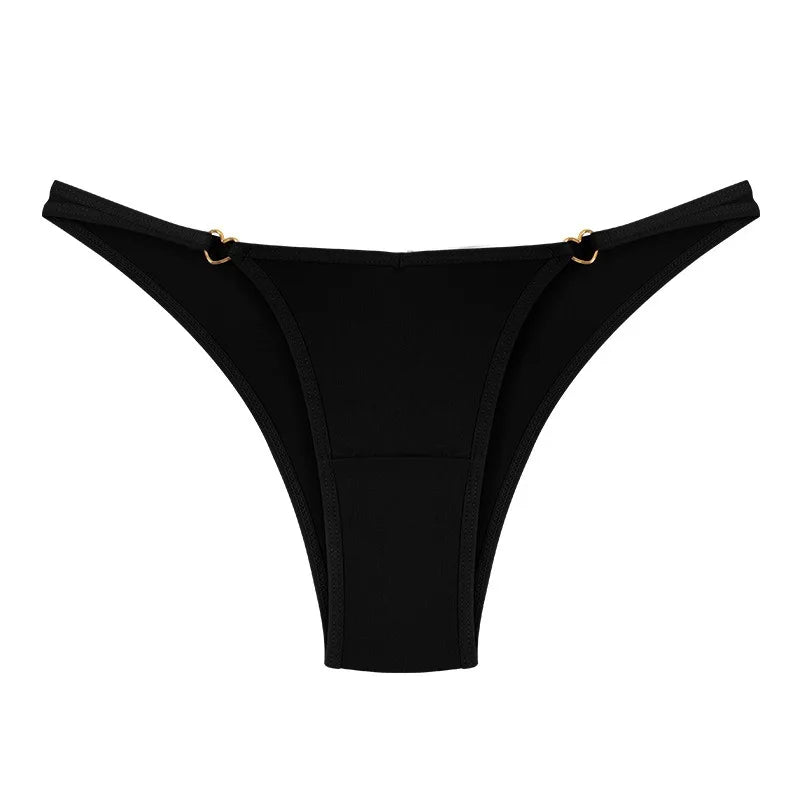 Hollow Out Breathable Seamless Underwear Thong Women's Sexy Hot Women'S Thin Belt Adjustable Low Female Underwear