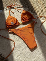 Sexy Micro Bikini 2026 Mujer Women Orange White Metal Ring Ornament Push Up Swimsuit Brazilian Beach Bathing Suit Thong Swimwear