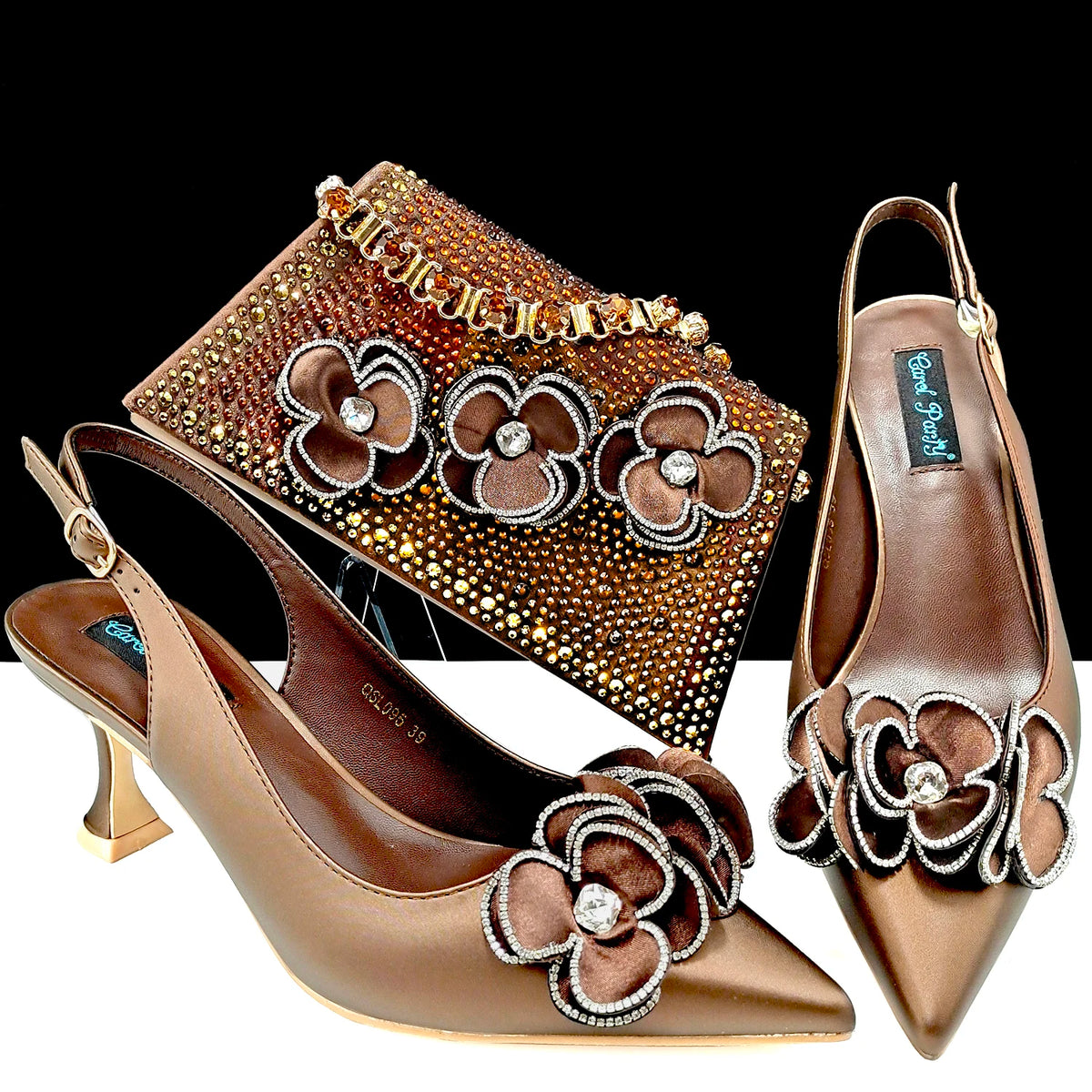 doershowItalian niceShoes With Matching Bags Set Italy African Women's Party Shoes and Bag Sets peach Color Women shHQS1-25