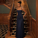 FDYOUI Fashion Sleeveless High Waist Tunics Long Maxi Dress Party Gowns Women Chic Backless Lace-up Folds Slim Evening Dresses