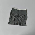 Women's High-Waisted Seamless Yoga Sports Shorts Hip-Lifting Knitted Peach Pants Summer Training Fitness Wear