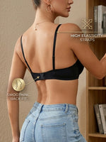 Sexy Women Unlined Bra Breathable Mesh Push Up Bra Everyday Thin Cup Ladies Underwire Underwear