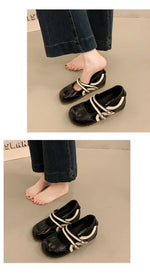 Women's Retro Elegant Shallow Mouth Casual Wedge Heel Mary Jane ShoesAutumn New Fashion Versatile Comfortable Single Shoes