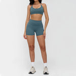 2 Pieces Sportswear Women Yoga Set Gym Clothes Fitness Set Outfit Outdoor Long-Sleeved Shirt Tracksuits Sports Bra Gym Leggings