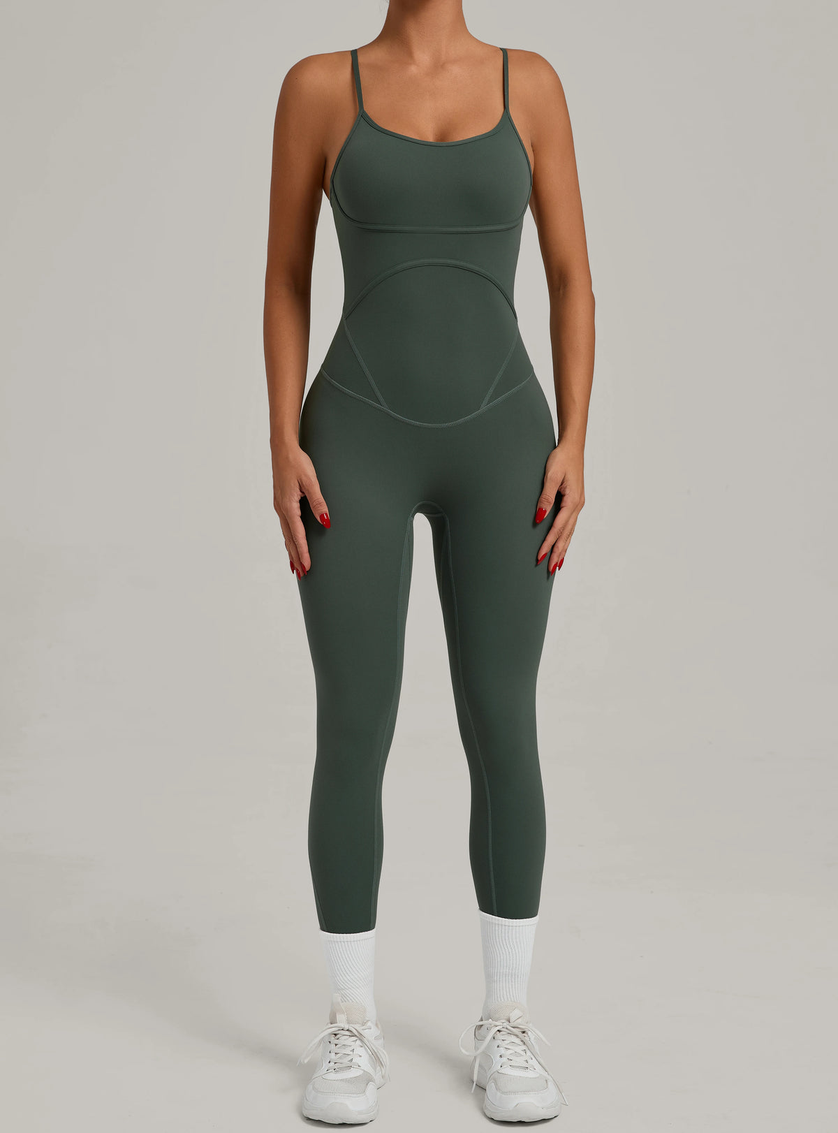 Padded One-Piece Yoga Clothes Sportswear Women's Gym Push Up Workout Clothes Fitness Sports Fitness Wear Yoga Jumpsuit