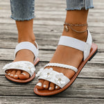 Women's SandalsNew Summer Casual Open-toed Women's Flats Fashion Floral Design Casual Comfortable Women's Sandals