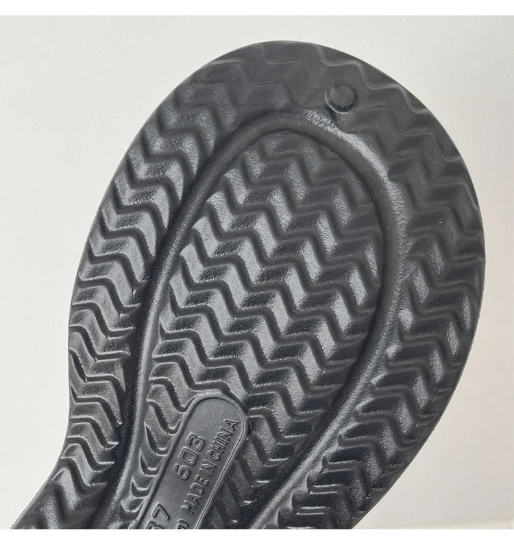 Clogs Thick-soled Slippers Women's Summer 2026 New Style Anti-slip Height-increasing Sandals and Slippers for Outdoor Wear