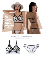 Hot SexyBrief Sets Women's Underwear Set Push-up Bra Panty Sets Comfort Brassiere Adjustable Straps Gathered Lingerie Set