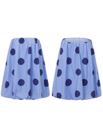 Women Mini Dress Dot Print Backless Tube Dress Summer Party Fashion Casual Strapless Dress
