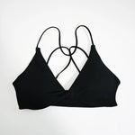 NCLAGEN Vision Twist Front Sports Bra High Support Push-up Gym Underwear Cross Thin Strap Workout Fitness Running Sexy Yoga Top