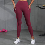 1/2 Pcs Super Soft Sports Leggings With Pockets For Women High Waisted Workout Yoga Running Push Up Fitness Tight Pants Women's