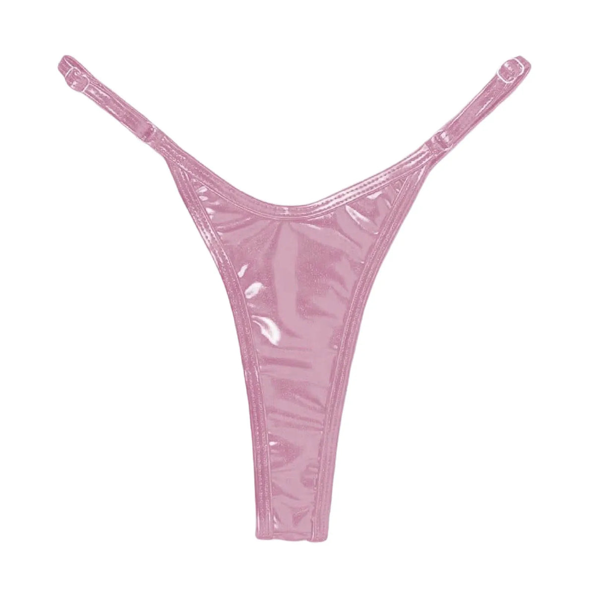 Sexy Micro Mini Bikini Bottoms High Waist Women Swimwear Thong Swimsuit Glossy Elastic Summer Brazilian Swim Trunks Beachwear