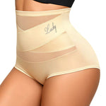 1Pcs High-waist Mesh Tummy-reducing Shaping Underwear, Women's Buttock-raising Shaping Triangle Underwear