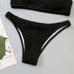 One Shoulder Bikinis 2026 Women Sexy Swimwear Female Brazilian Swimsuit Solid Beachwear Bathers Bathing Swimming Swim Suit