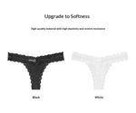 1pcs Low Waist Sexy Lace Elegant Lady Thongs Underwear Solid Breathable Sexy Lingerie Floral Female Panties Bow Women's G-string