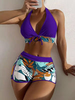 Plus Size Women's Swimsuit Tankini Boxer Bikini 3XL 4XL 5XL