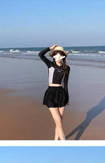 Female Sexy Split Swimsuit, Two Piece Set for Covering The Belly and Slimming, Hot Spring Sports Swimsuit