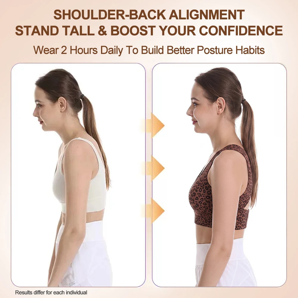 Women's Jelly Sports Bra Posture Correcting Breathable Supporting Anti-Sagging Lifting Soft Support Full Cup Yoga Daily Bra