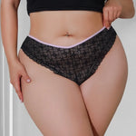 1pcs Plus Size 1XL-4XL Sexy Women's Panties Floral Sexy Lingerie Breathable Comfortable Female Underpants Fashion Lady Briefs
